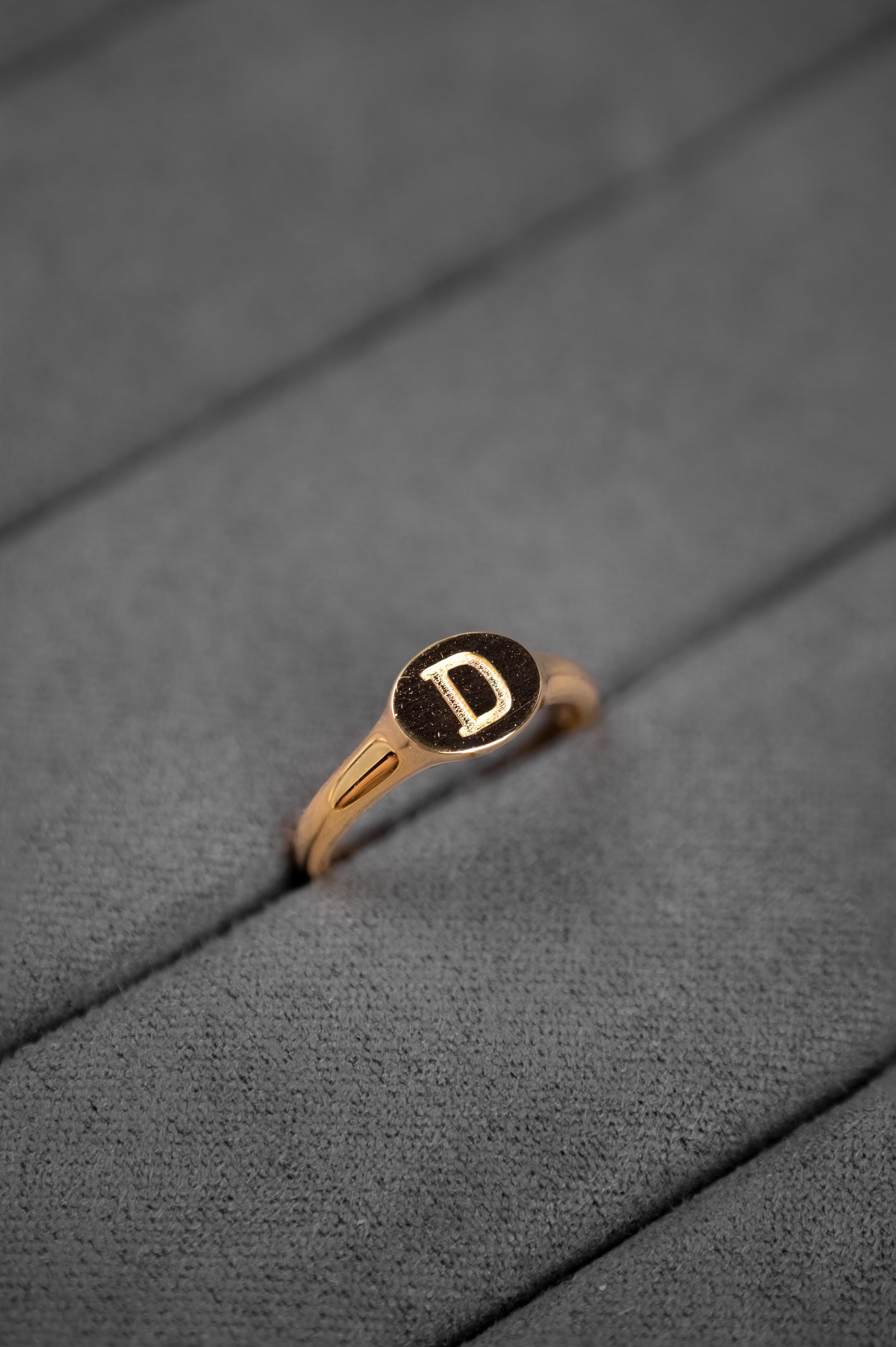 Signet Letter Ring