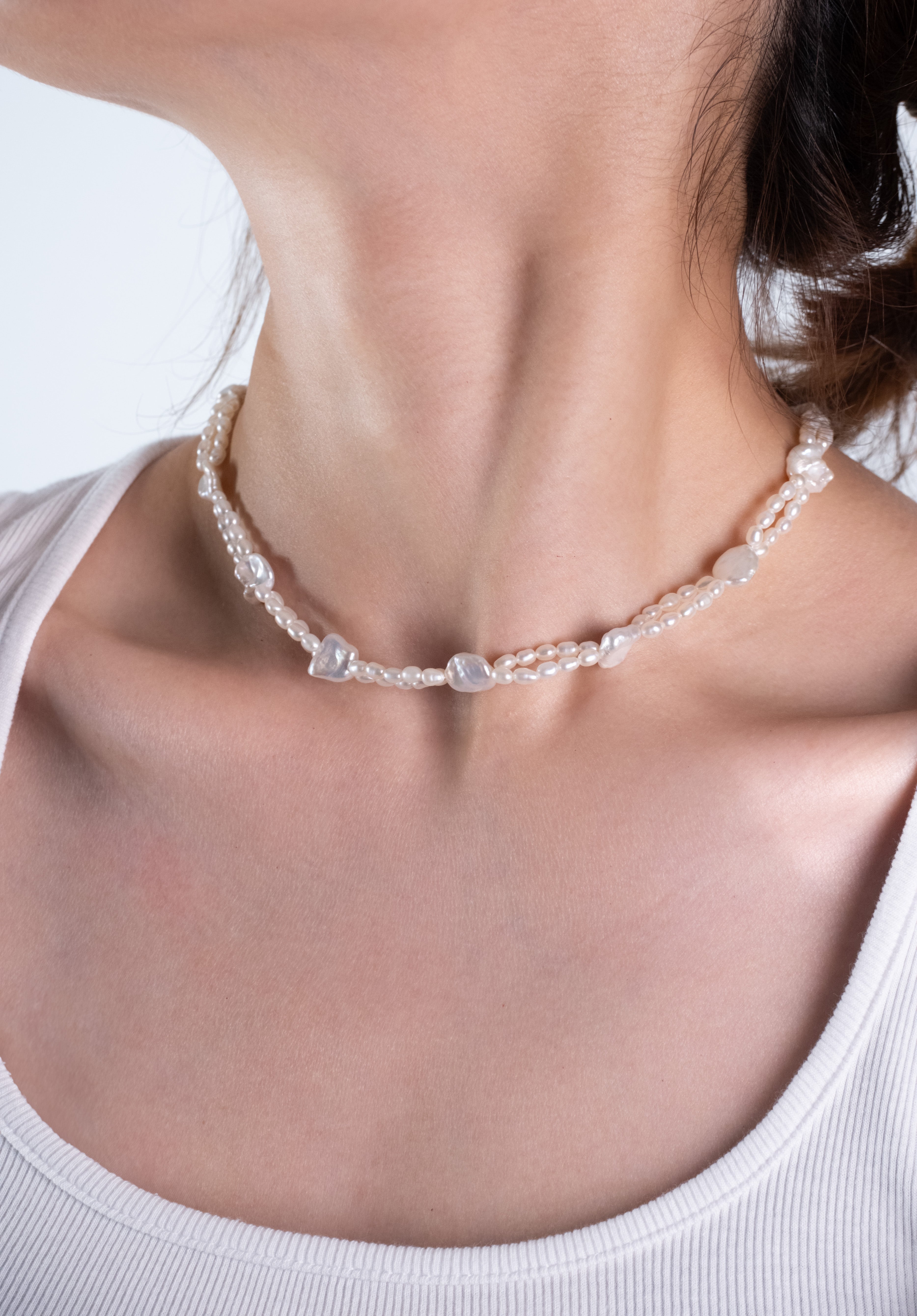 Baroque Twist Pearl Necklace